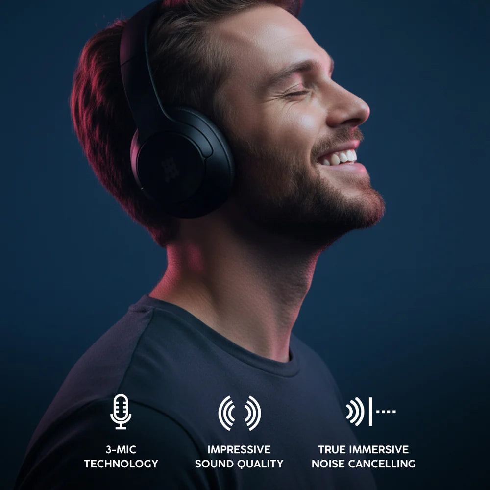 Audífonos Cubitt Power Headphones Lite #color_obsidian black