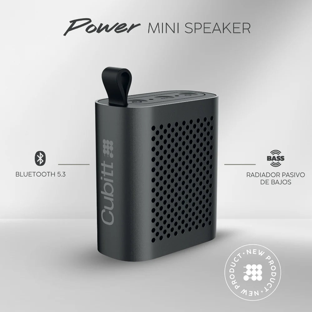 Cubitt Power Mini Speaker #color_gun metal